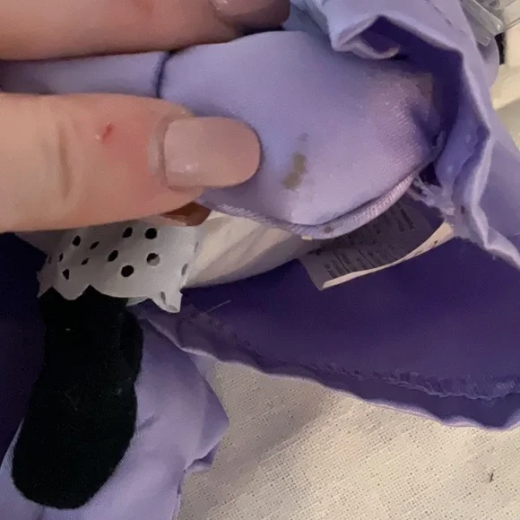 Sale! Disney Store Princess Minnie Mouse Bean Bag Plush, 9” Tall, Original Tag - Picture 9 of 10